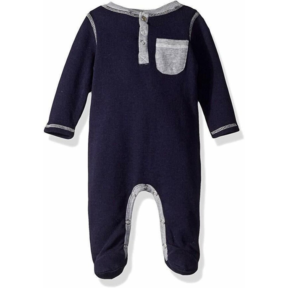 NWT 7 For All Mankind 3-6 mo infant baby one pc footie footed outfit snap pajama